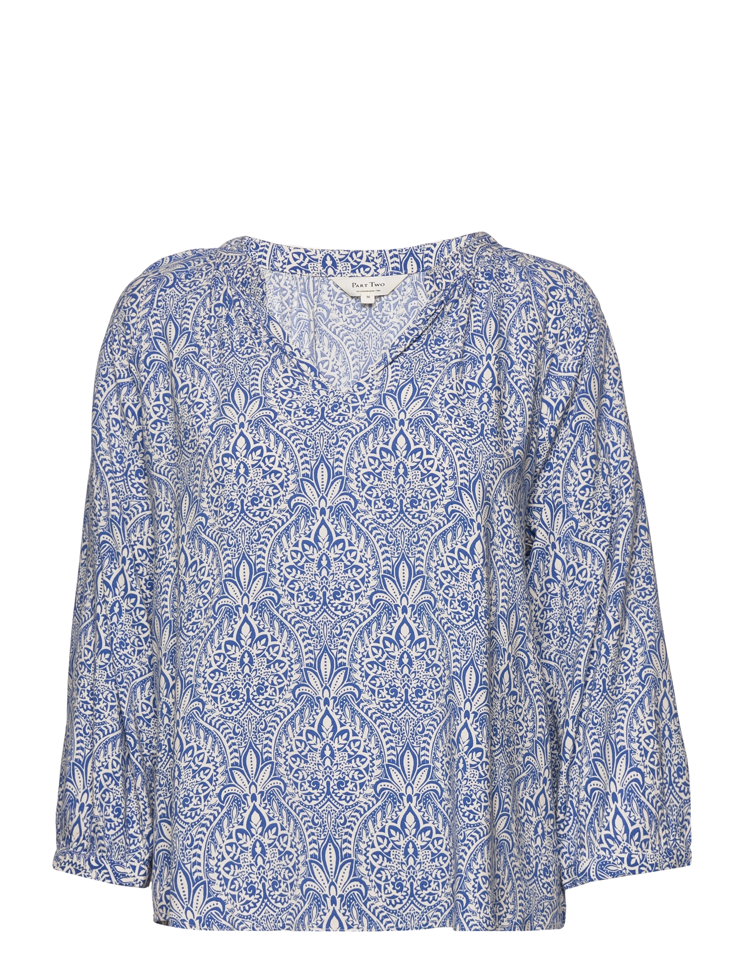 BEAUCOUP BLUE ORNAMENT PRINT