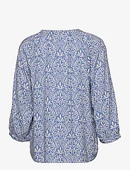 Part Two - MileanPW BL - long-sleeved blouses - beaucoup blue ornament print - 1