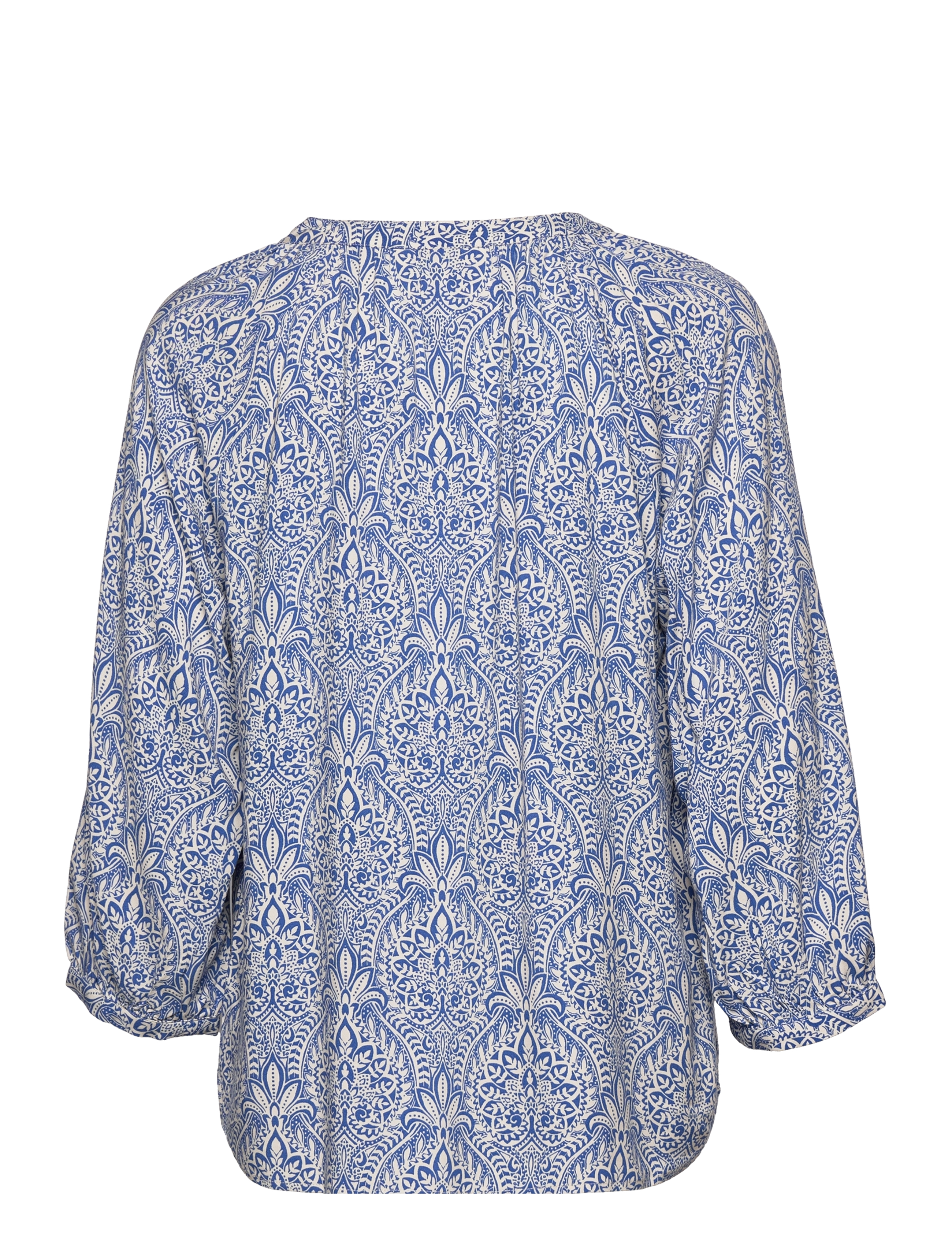 Part Two - MileanPW BL - långärmade blusar - beaucoup blue ornament print - 2