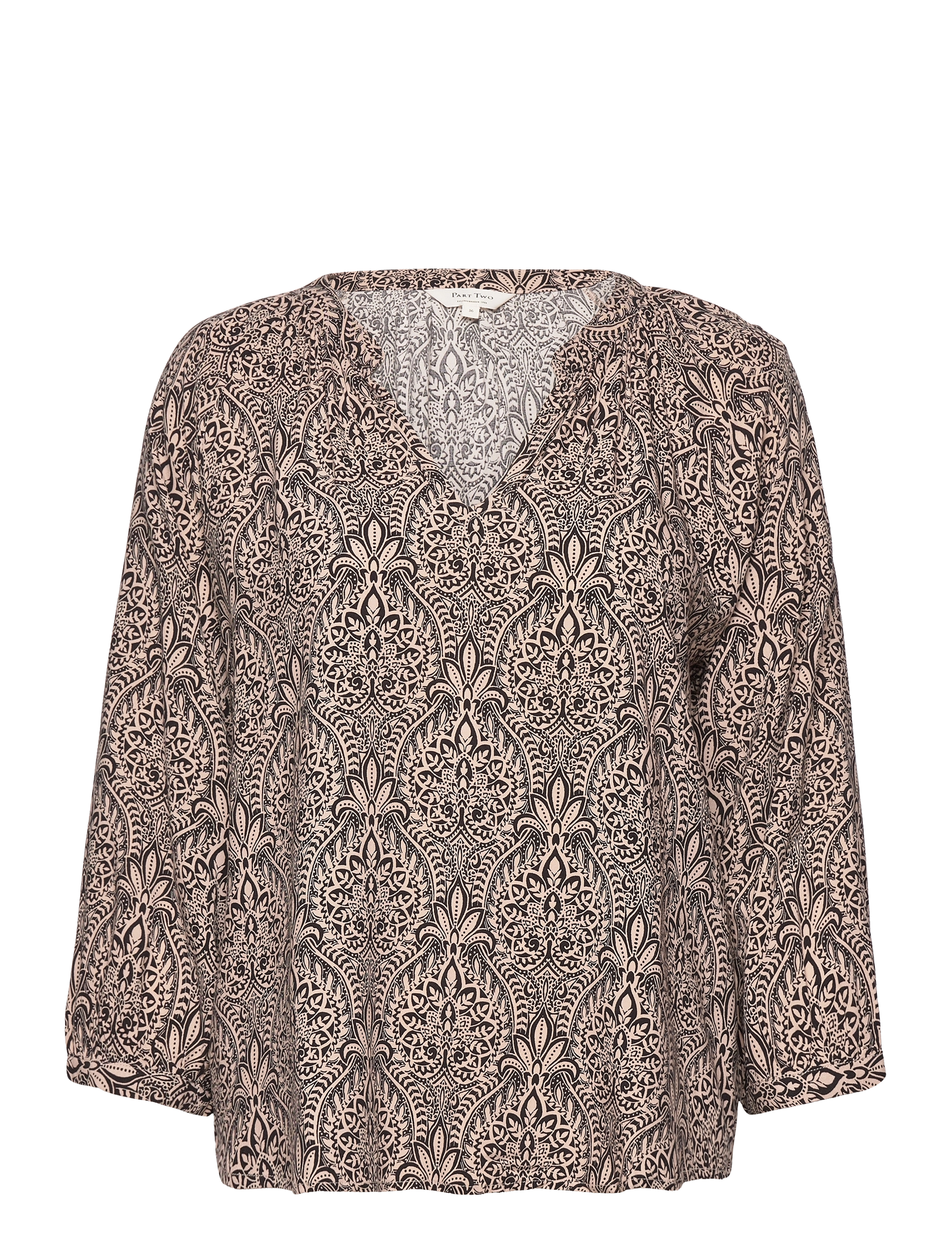 Part Two MileanPW BL - Blouses & Overhemden - BLACK ORNAMENT PRINT / multi