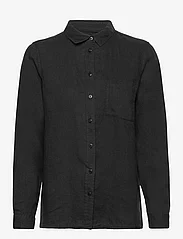 Part Two - KivasPW SH - linen shirts - black - 0