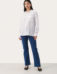 Part Two - KivasPW SH - koszule lniane - bright white - 4