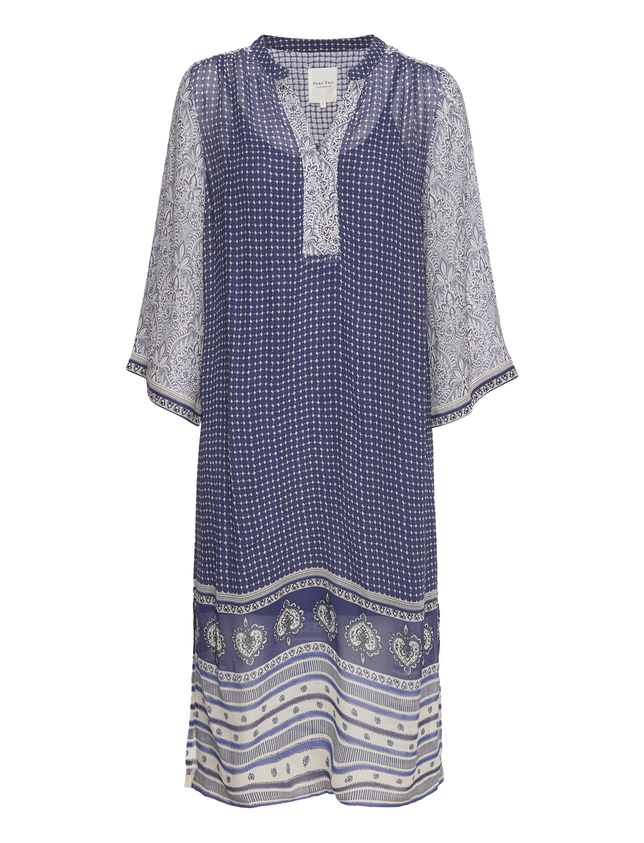 OfeliaPW DR - BLUE BORDER PRINT