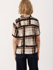Part Two - OthildePW SH - short-sleeved shirts - brown blurred square - 5