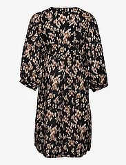 Part Two - OpalPW DR - midi kjoler - black blurred leaf print - 1