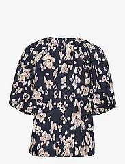 Part Two - OteliaPW BL - short-sleeved blouses - navy blurred flower print - 1
