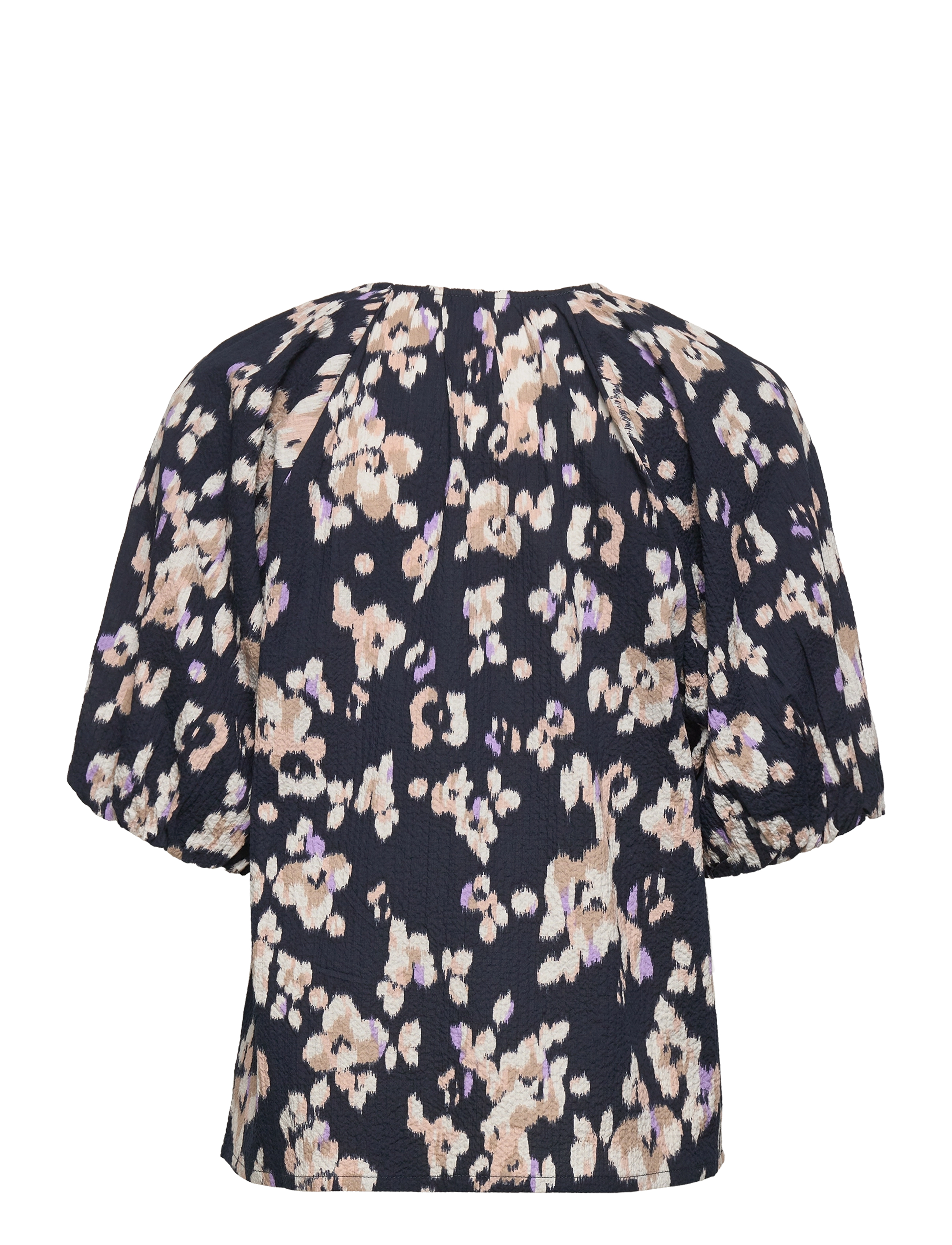 Part Two - OteliaPW BL - navy blurred flower print - 2