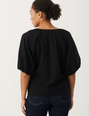 Part Two - OteliaPW BL - short-sleeved blouses - black - 4