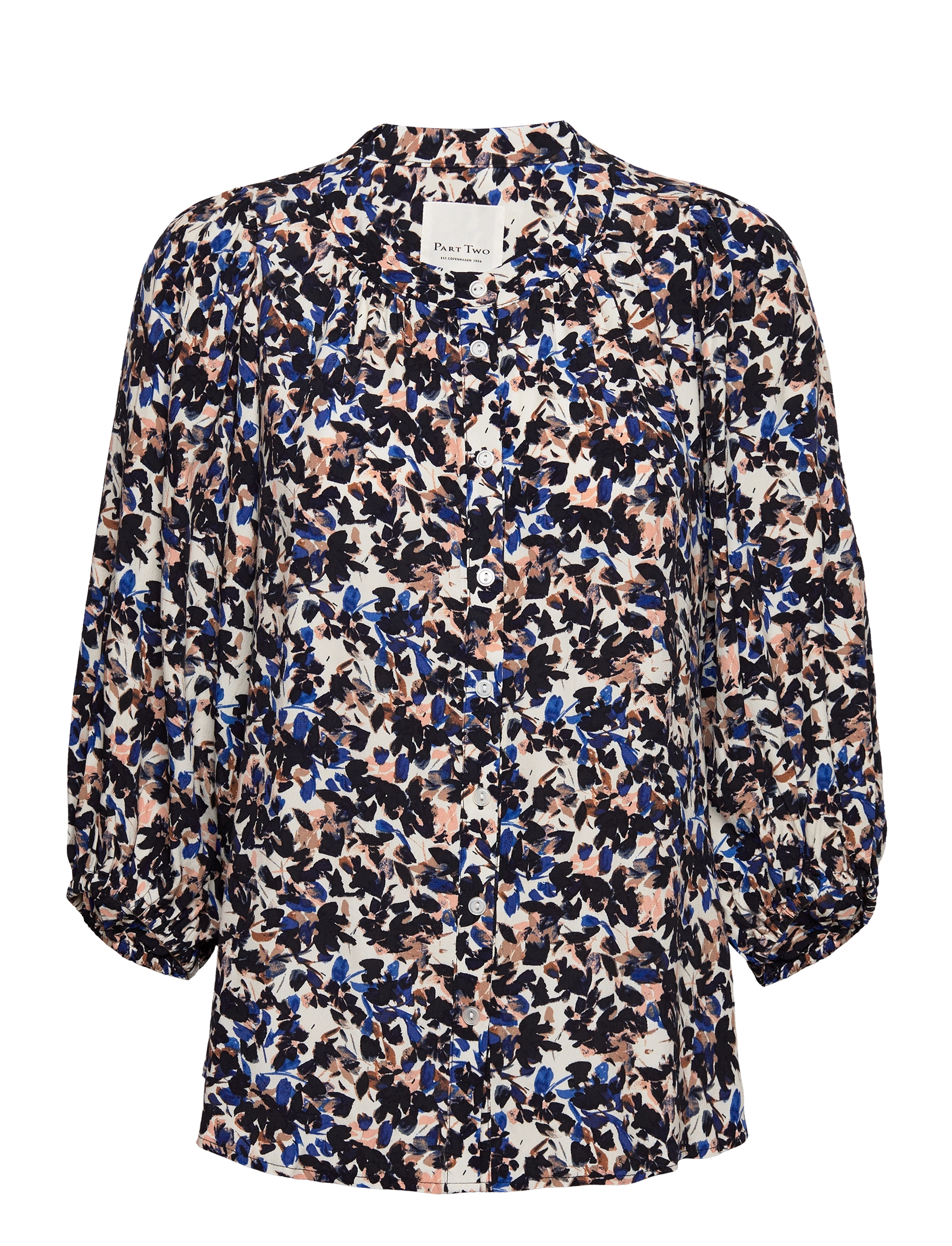 Part Two OranaPW SH - Blouses & Overhemden - MULTI LEAF PRINT / multi