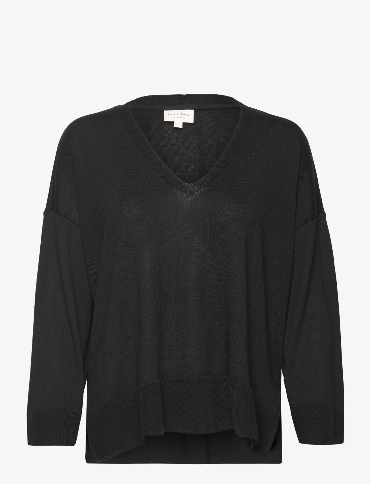Part Two - OlaPW PU - sweaters - black - 0