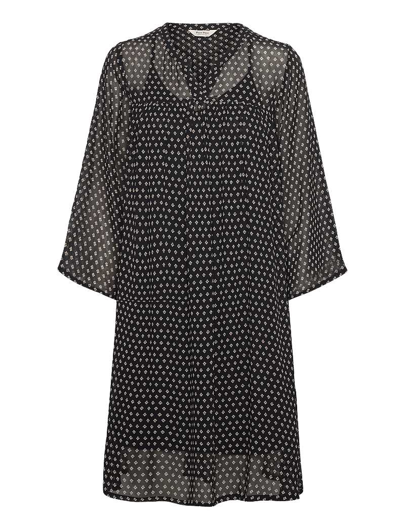 Part Two - PolinPW DR - minikleidid - black mini block print - 1