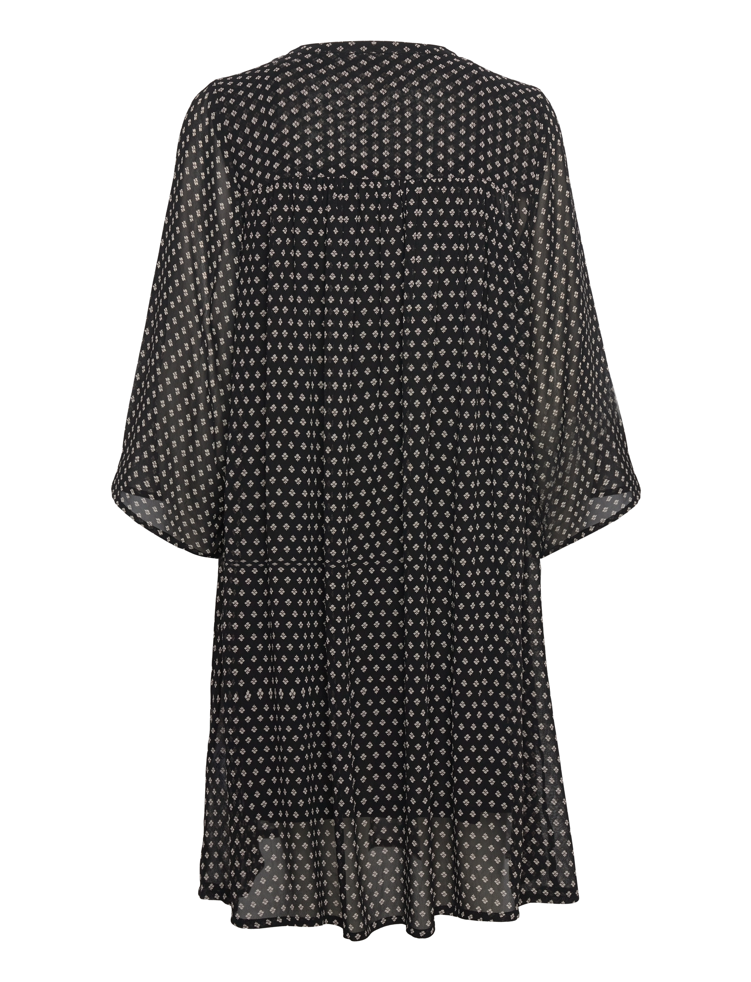 Part Two - PolinPW DR - short dresses - black mini block print - 2