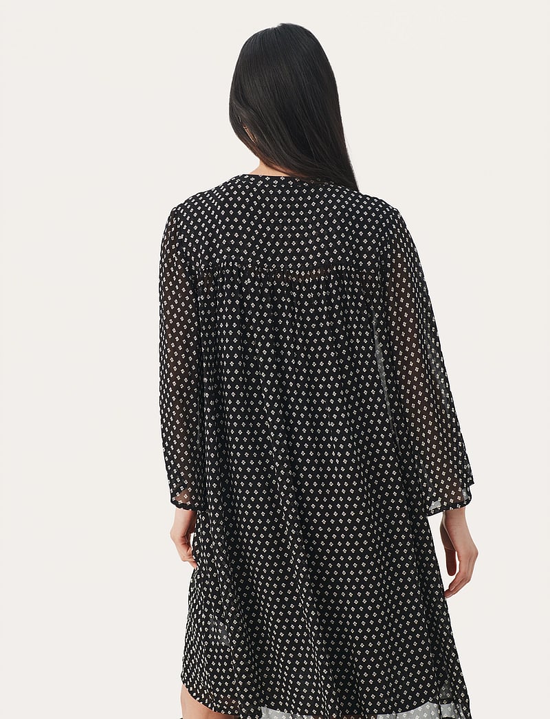 Part Two - PolinPW DR - minikleidid - black mini block print - 5