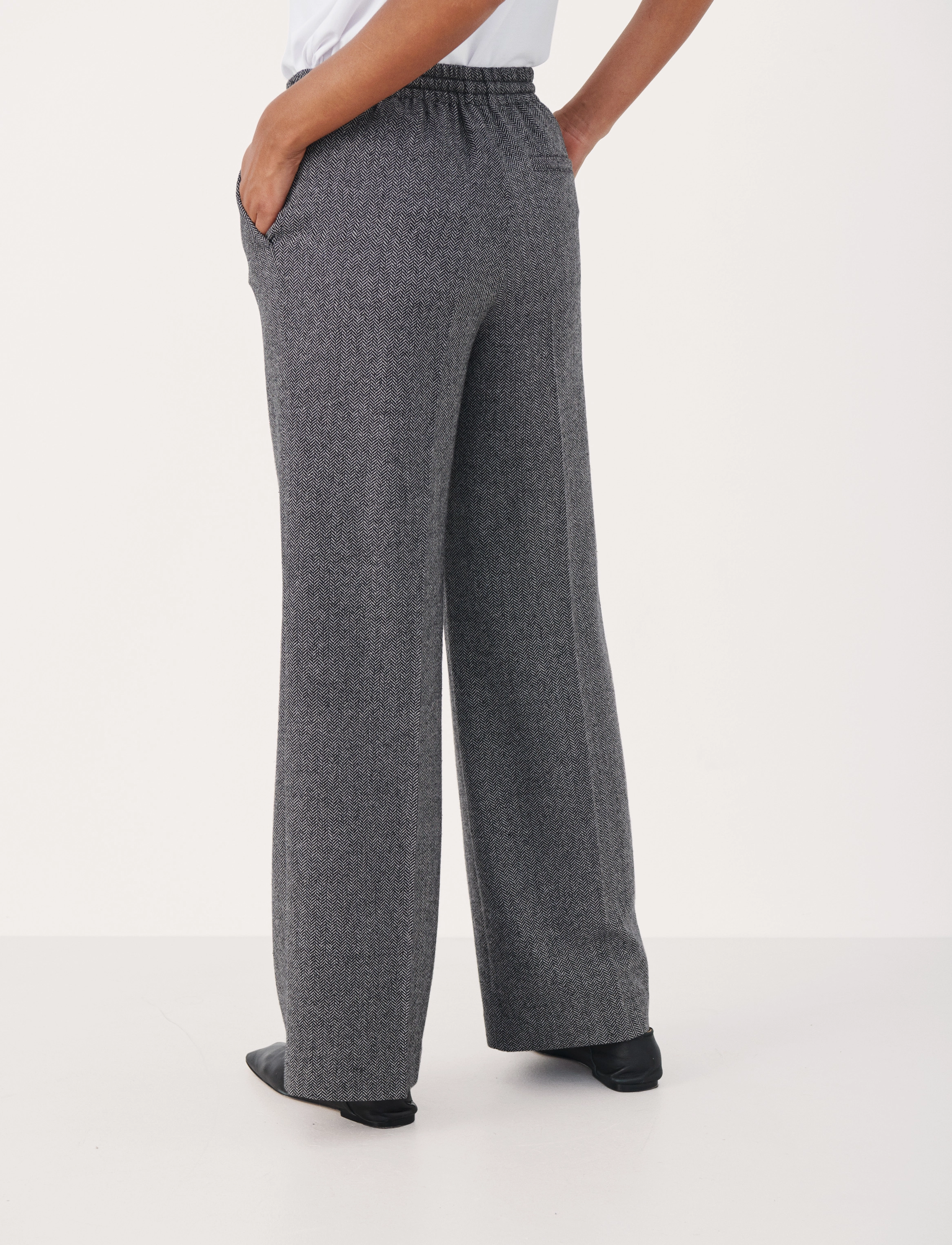 Part Two - RondaPW PA - black tweed melange - 4