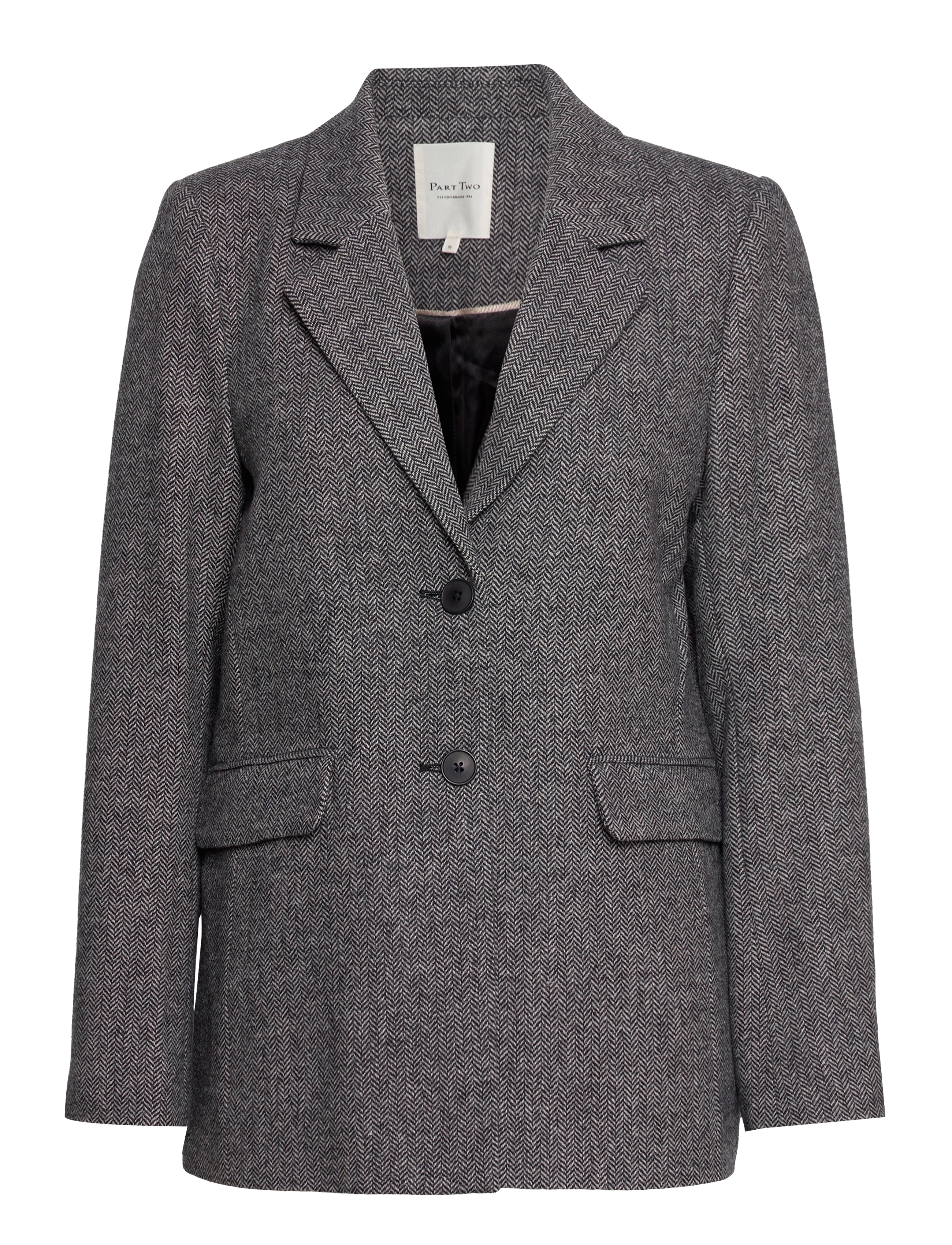 Part Two - RonniePW BZ - black tweed melange - 0