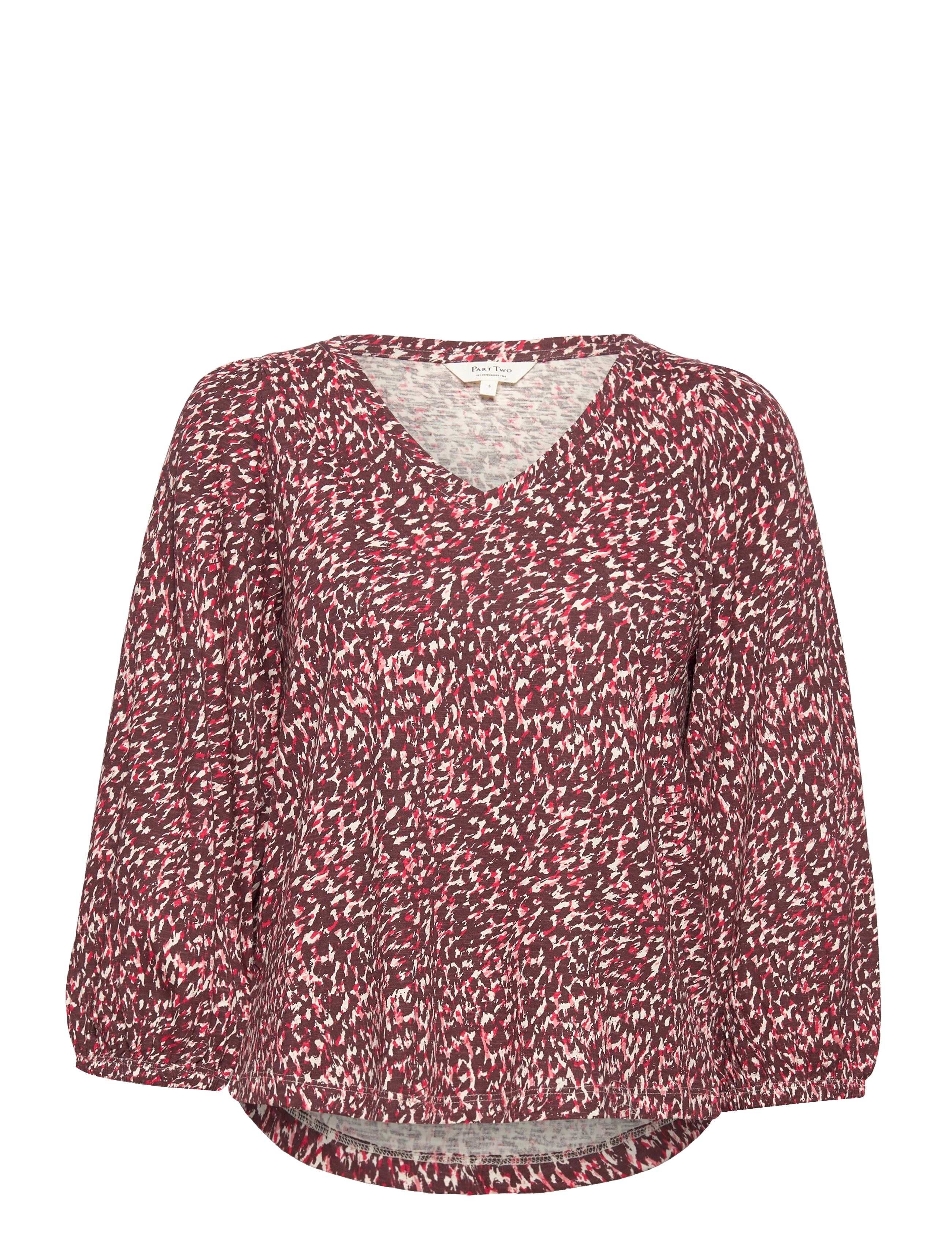 Part Two RiekePW TS - Blouses & Overhemden - TAWNY PORT GRANITE PRINT / multi