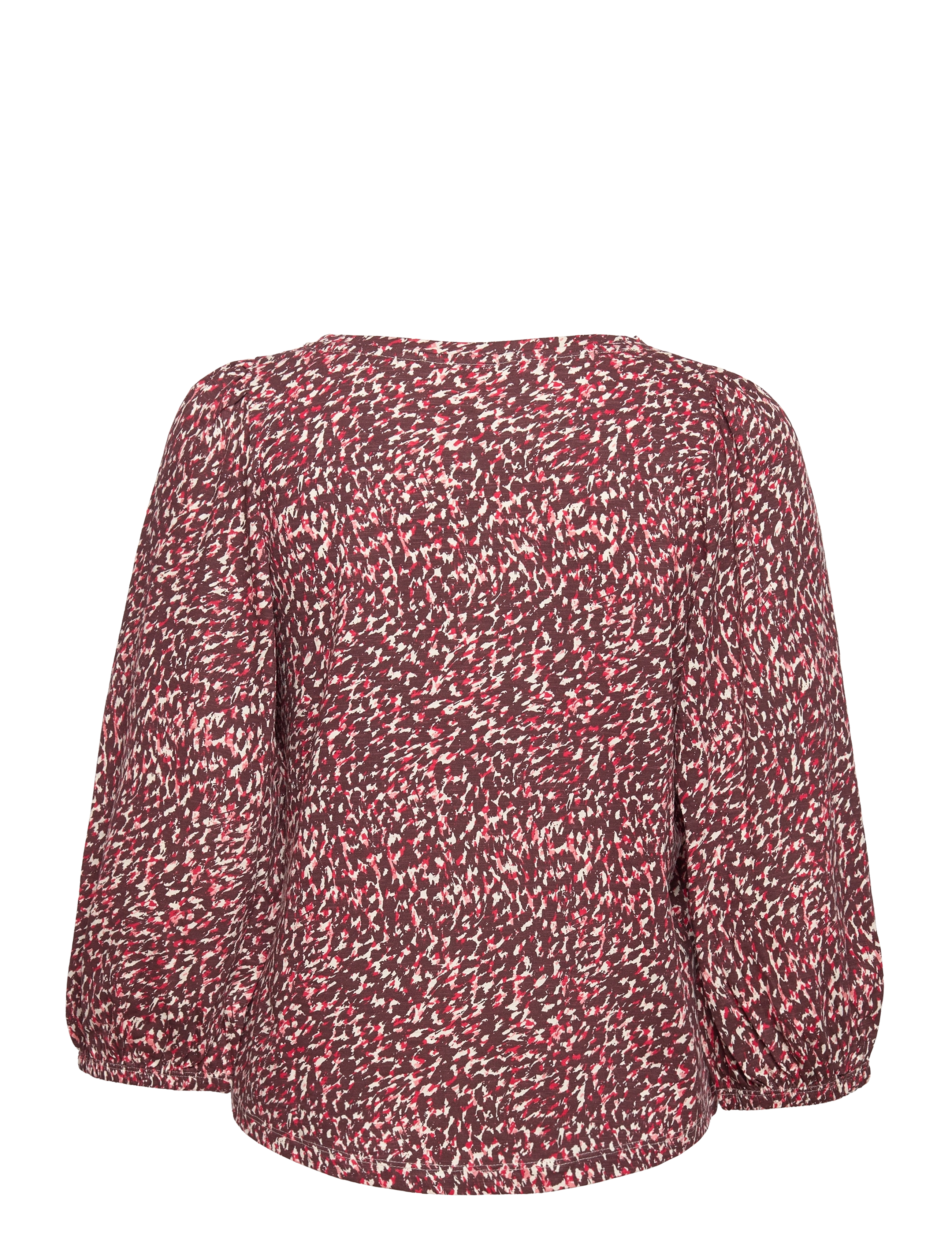 Part Two - RiekePW TS - långärmade blusar - tawny port granite print - 2