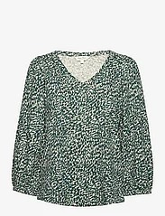 Part Two - RiekePW TS - blouses met lange mouwen - green granite print - 0