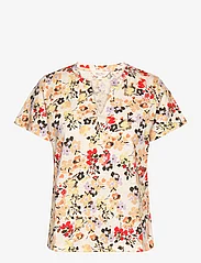 Part Two - GesinasPW TS - t-shirts - caramel cream poetic flower - 0
