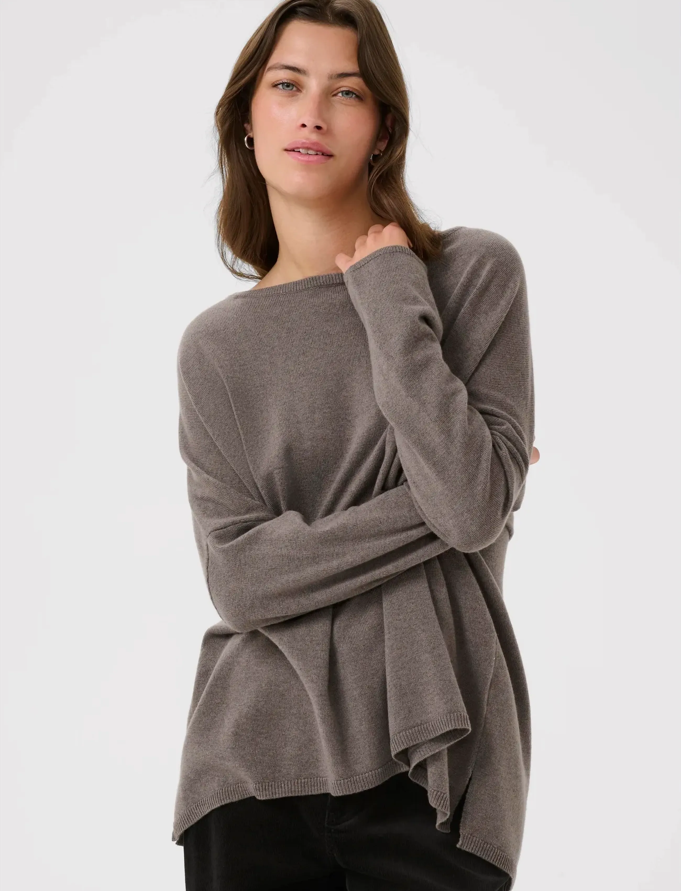 Part Two TilaPW Pullover - Part Two - FALCON MELANGE / brown