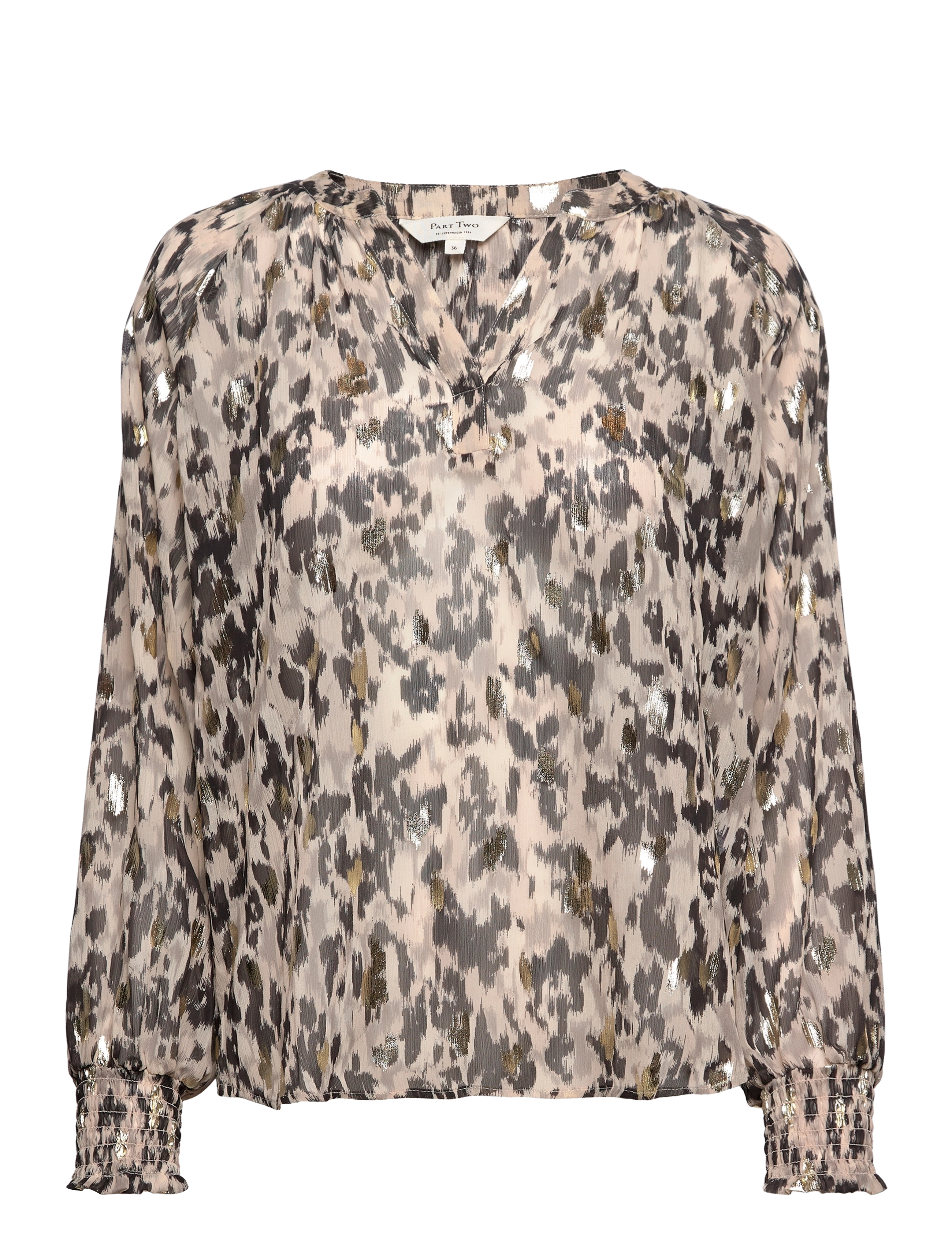 Part Two TenniePW BL - Kleidung - TEXTURE PRINT GOLD / multi