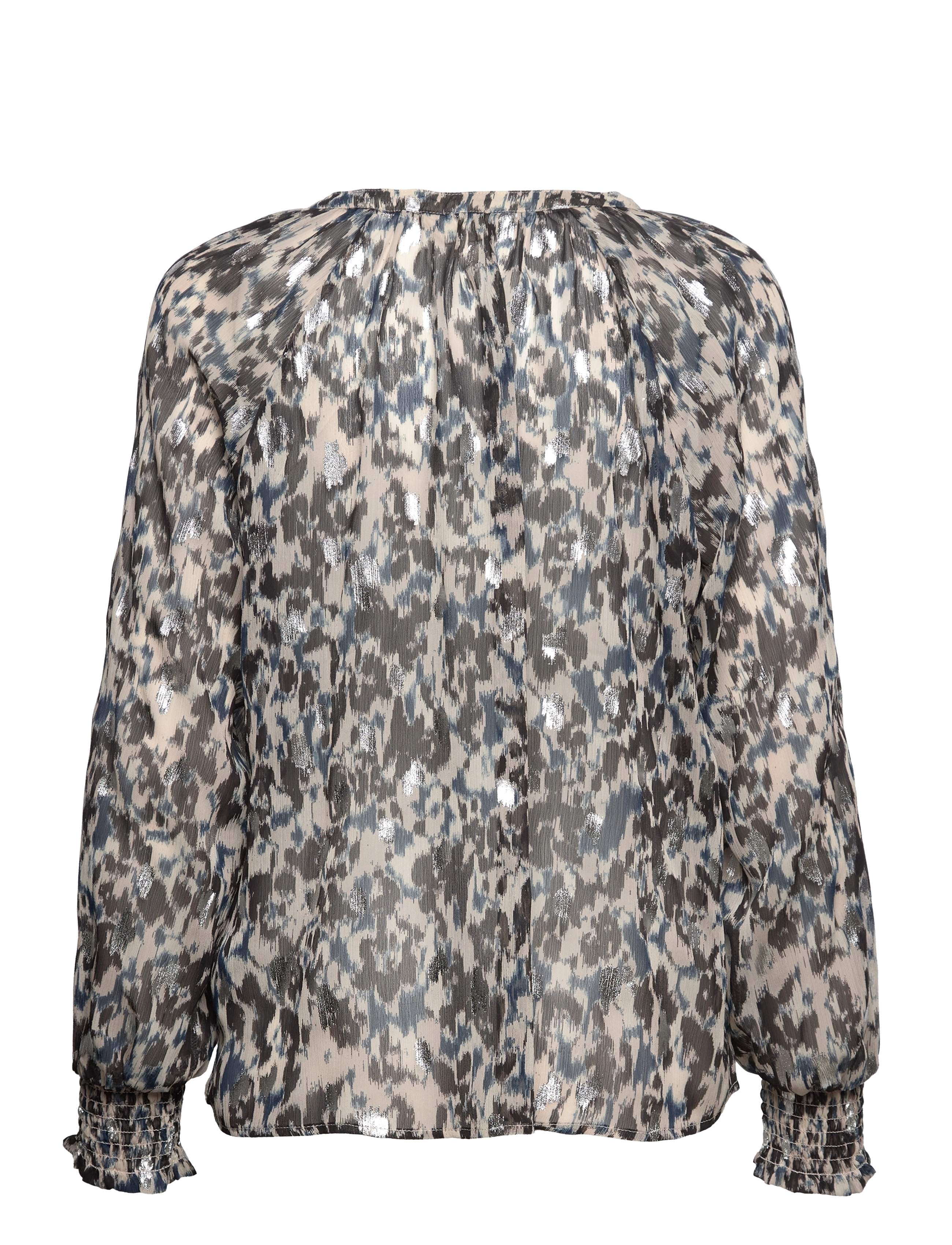 Part Two - TenniePW BL - langärmlige blusen - texture print silver - 2