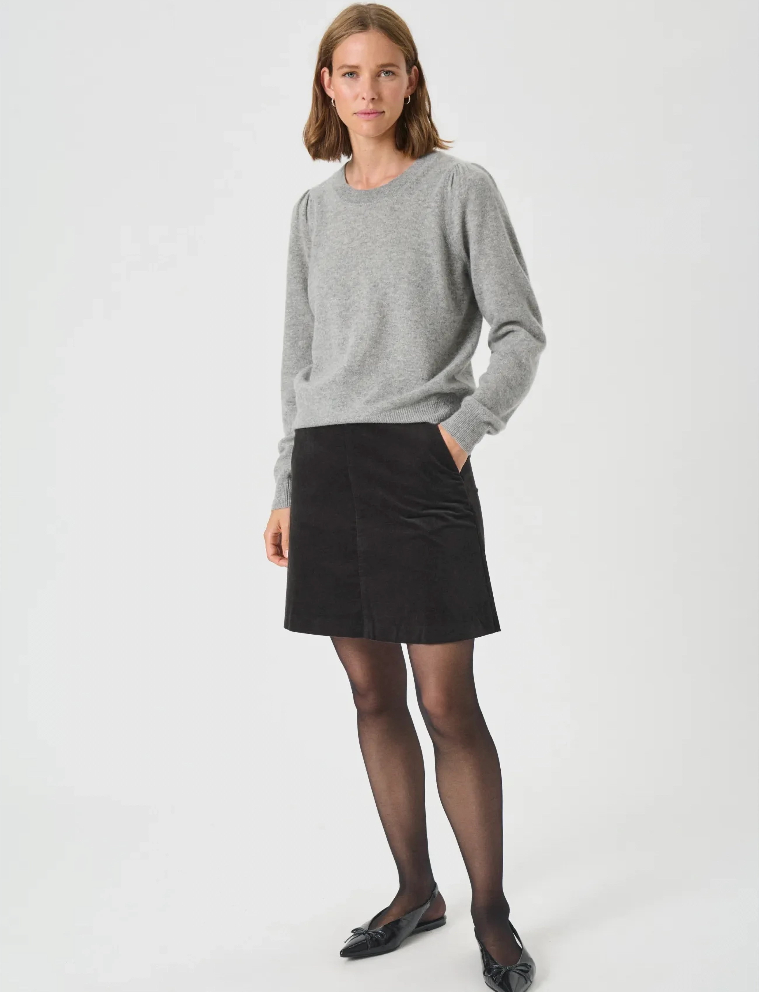 Part Two - EvinaPW Pullover - cachemire - grey melange - 3