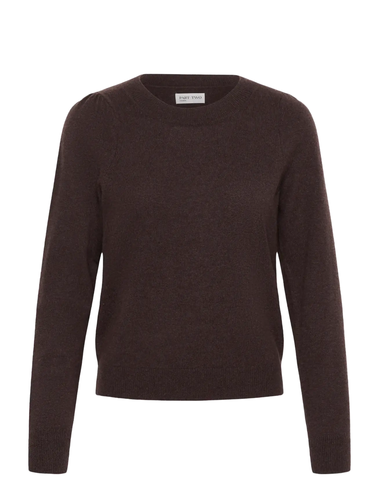 Part Two EvinaPW Pullover - Jumpers - MOLE' MELANGE / brown