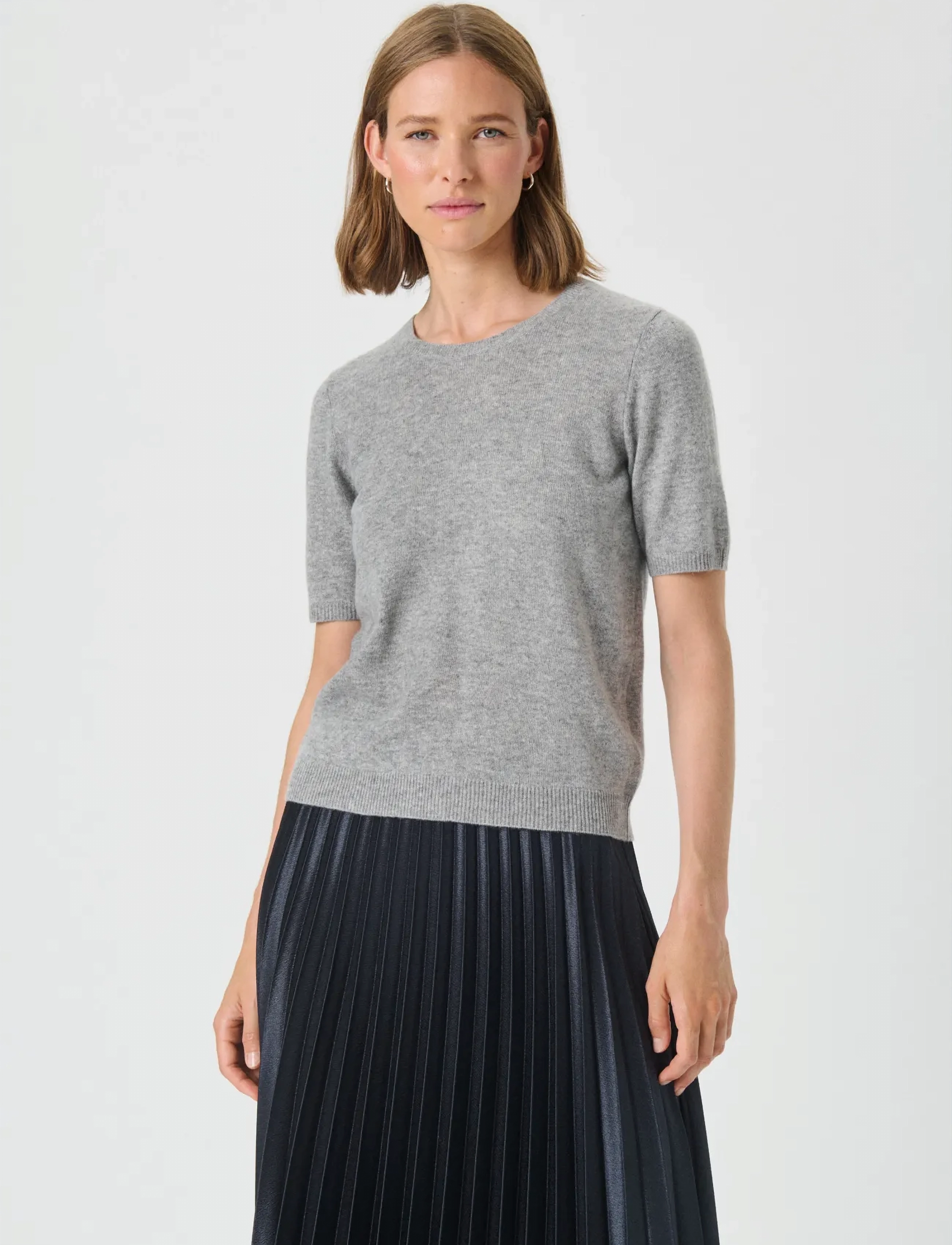 Part Two EverlottaPW Pullover - Tøj - GREY MELANGE / grey