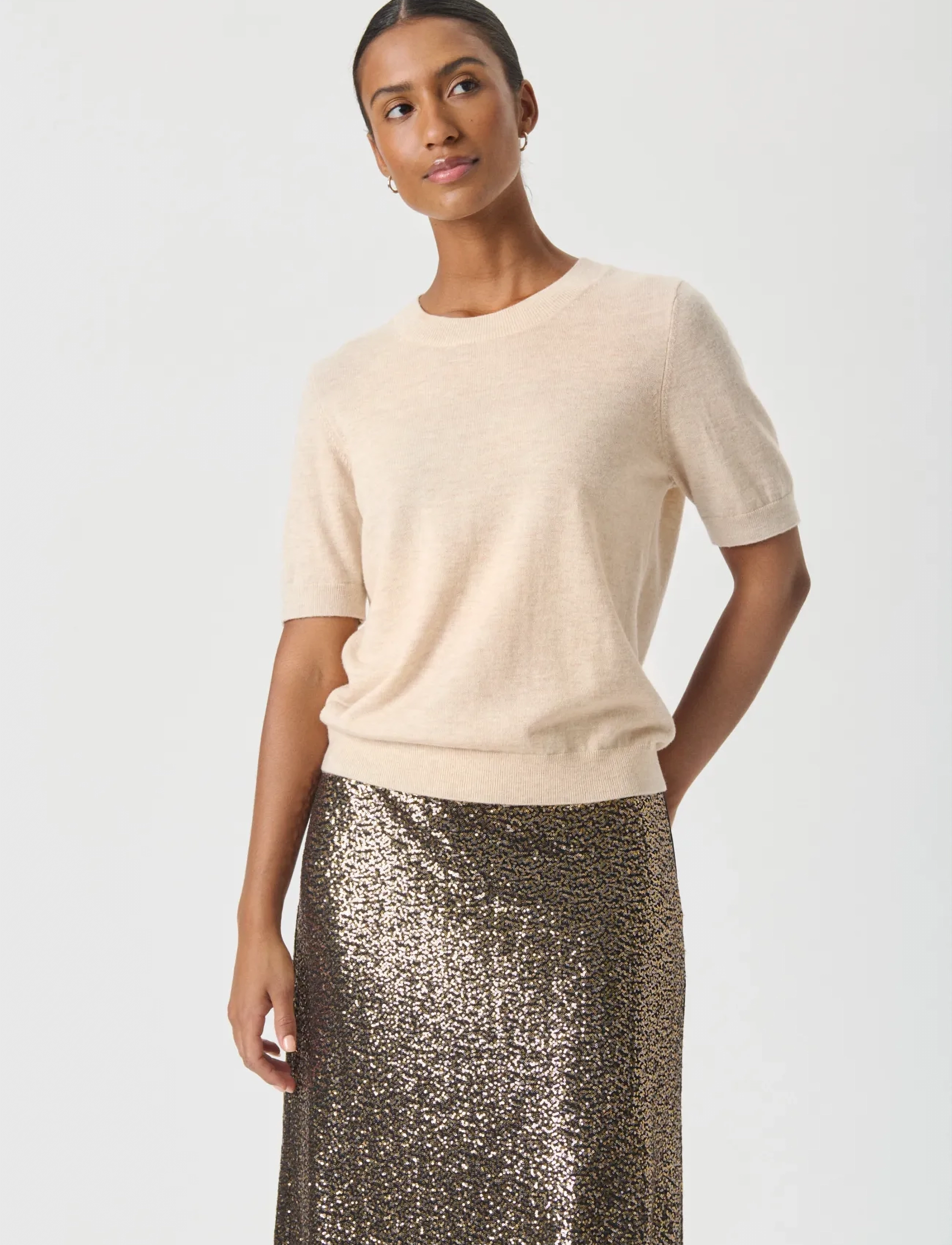 Part Two EverlottaPW PU - Kudumid - NATURAL MELANGE / beige