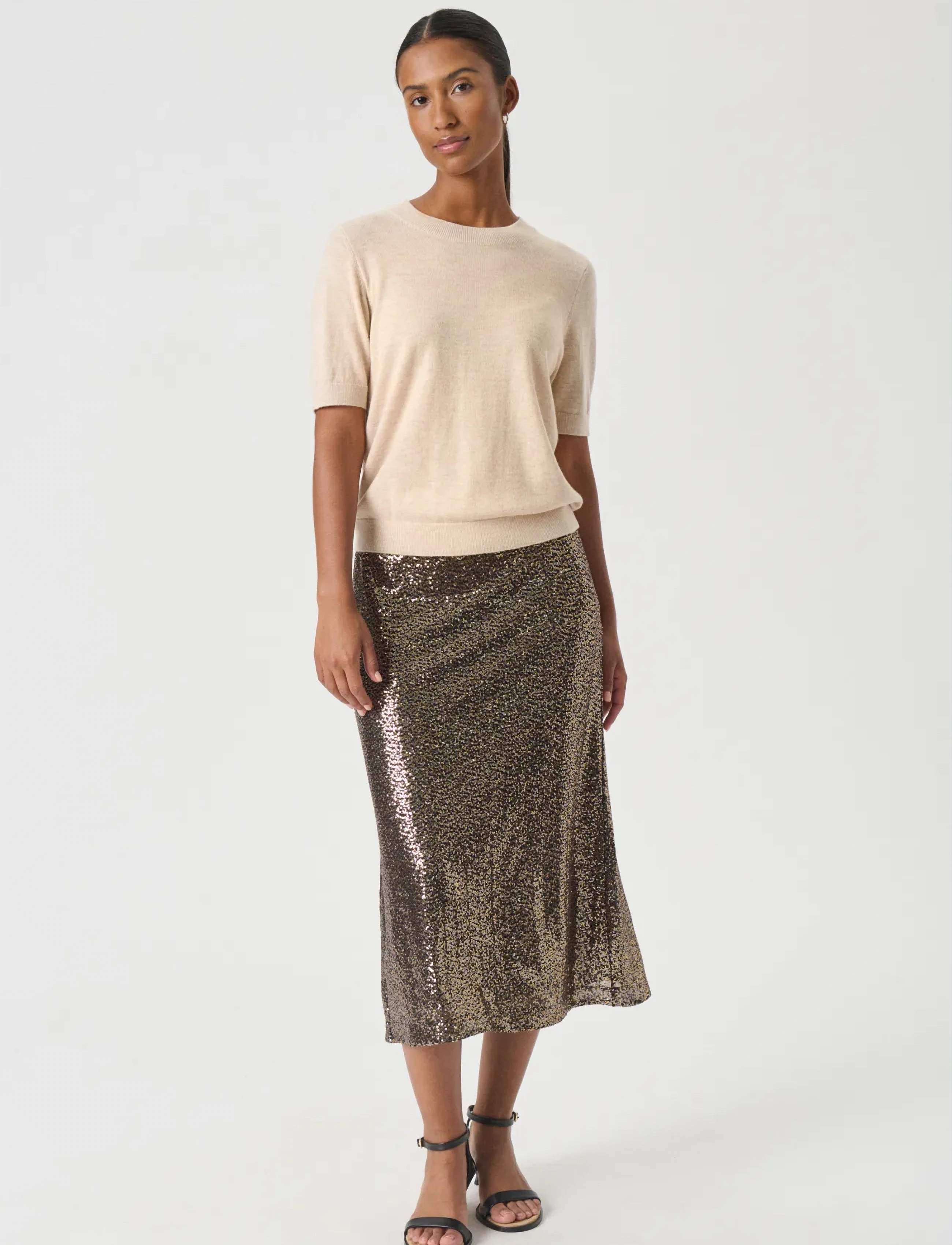 Part Two - EverlottaPW Pullover - kashmir - natural melange - 3