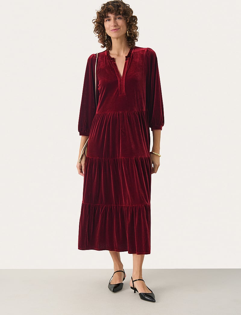 Part Two - ViggasaPW DR - midikleider - pomegranate - 4