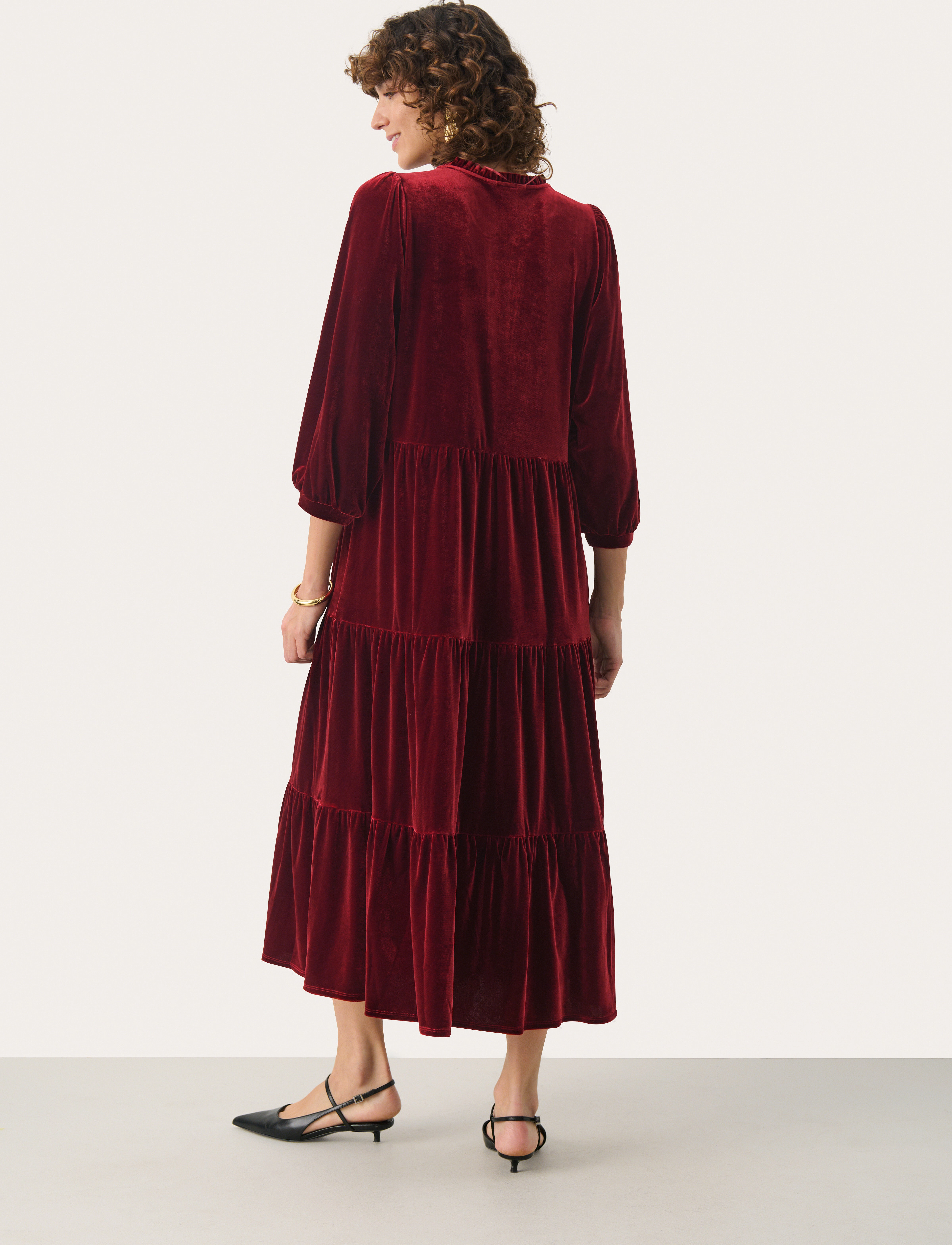 Part Two - ViggasaPW DR - midi dresses - pomegranate - 5