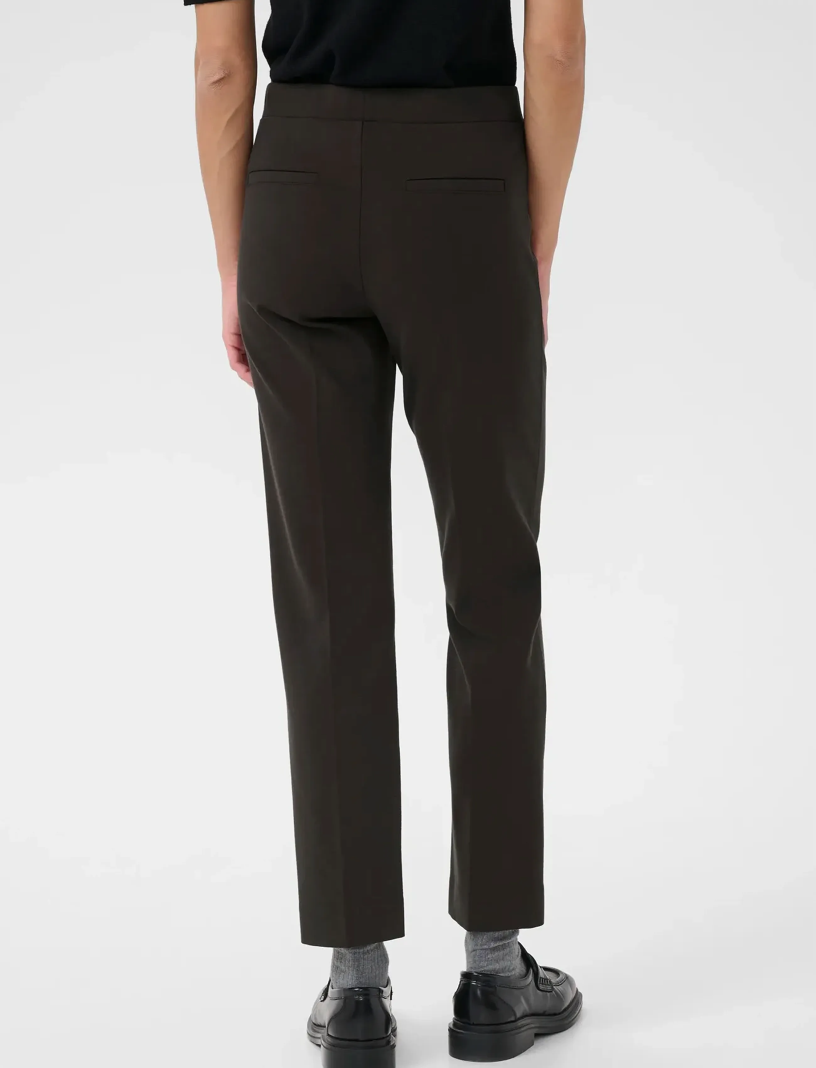 Part Two - PontaPW Straight jersey pants - ganache - 4