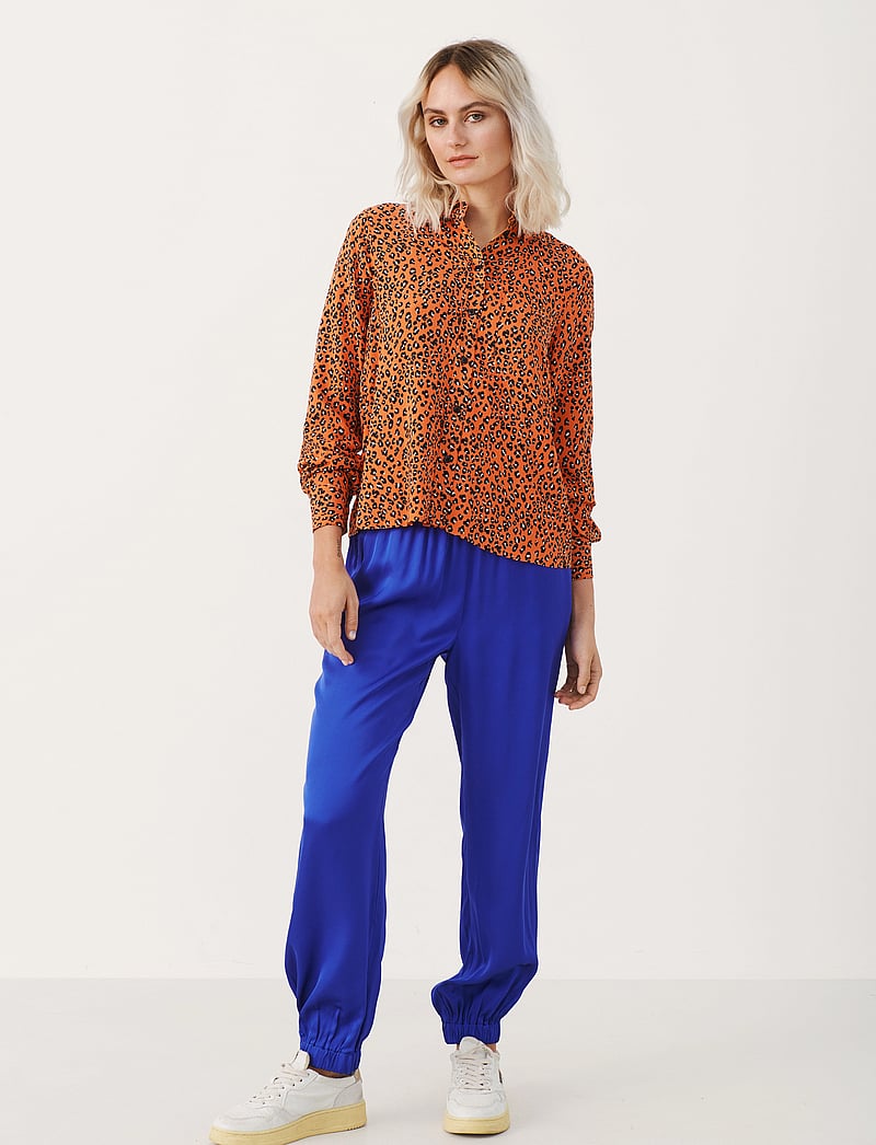 Part Two - VillaPW SH - langærmede skjorter - koi leo print - 3