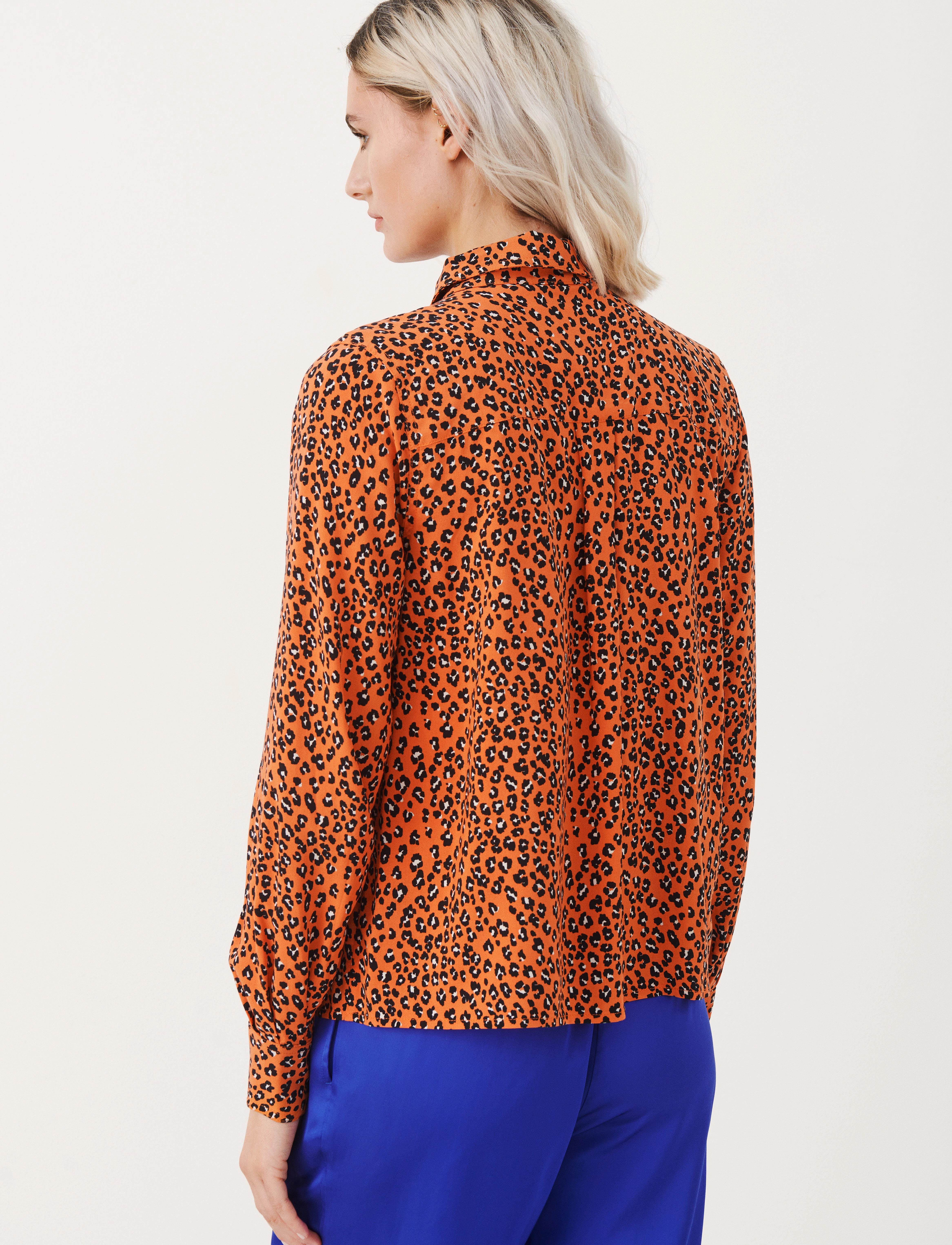 Part Two - VillaPW SH - långärmade skjortor - koi leo print - 4