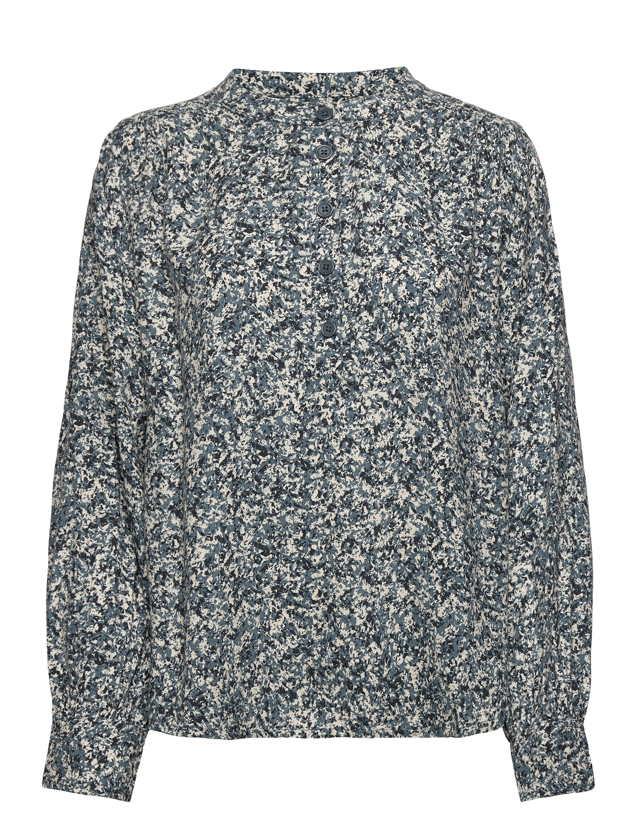 Part Two AbbyPW SH - Blouses & Overhemden - STORMY WEATHER TEXTURE PRINT / multi