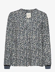 Part Two - AddisPW BL - blouses met lange mouwen - stormy weather texture print - 0