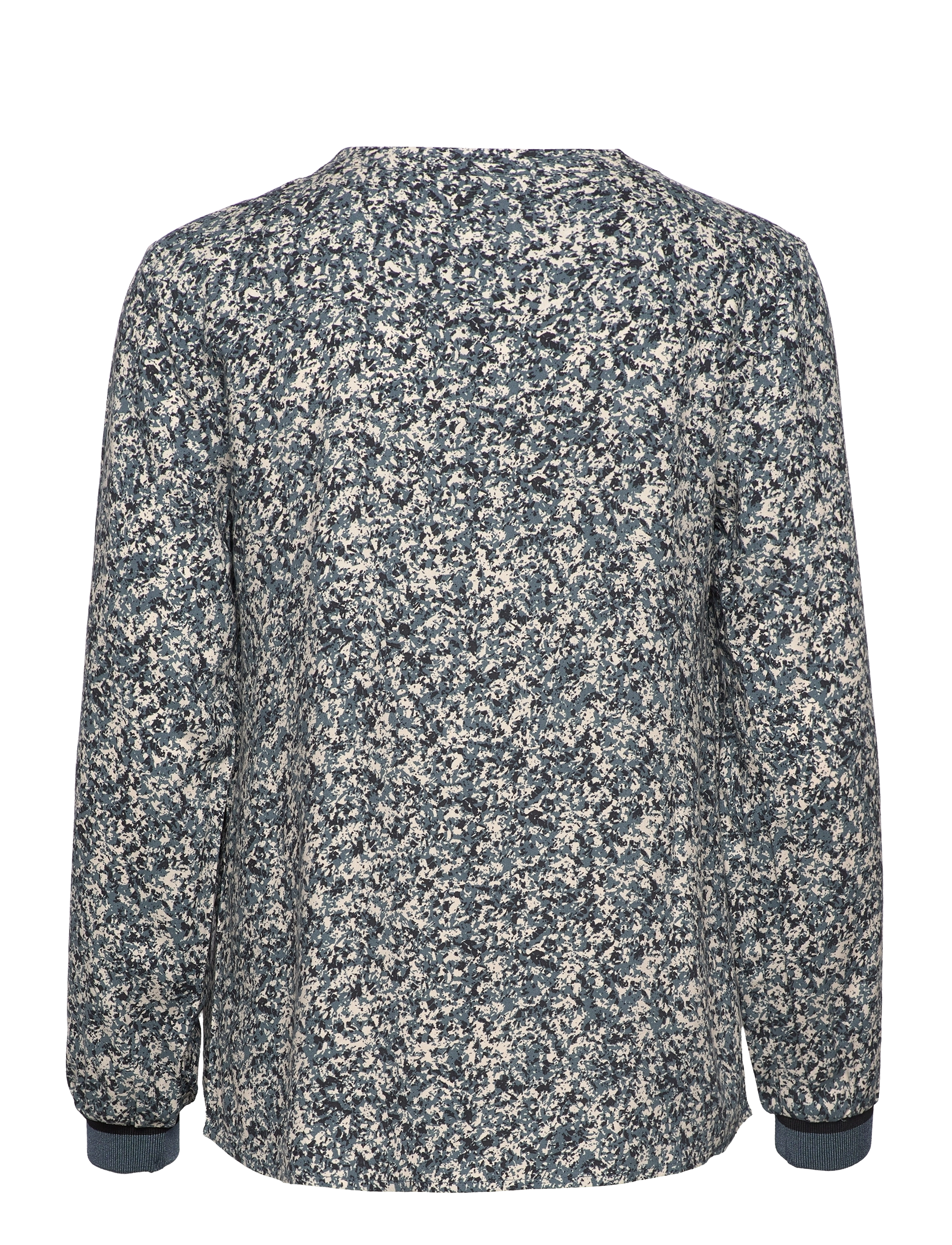 Part Two - AddisPW BL - long-sleeved blouses - stormy weather texture print - 1