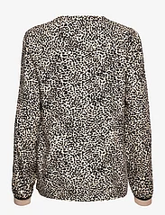 Part Two - AddisPW BL - long-sleeved blouses - cement leo print - 1