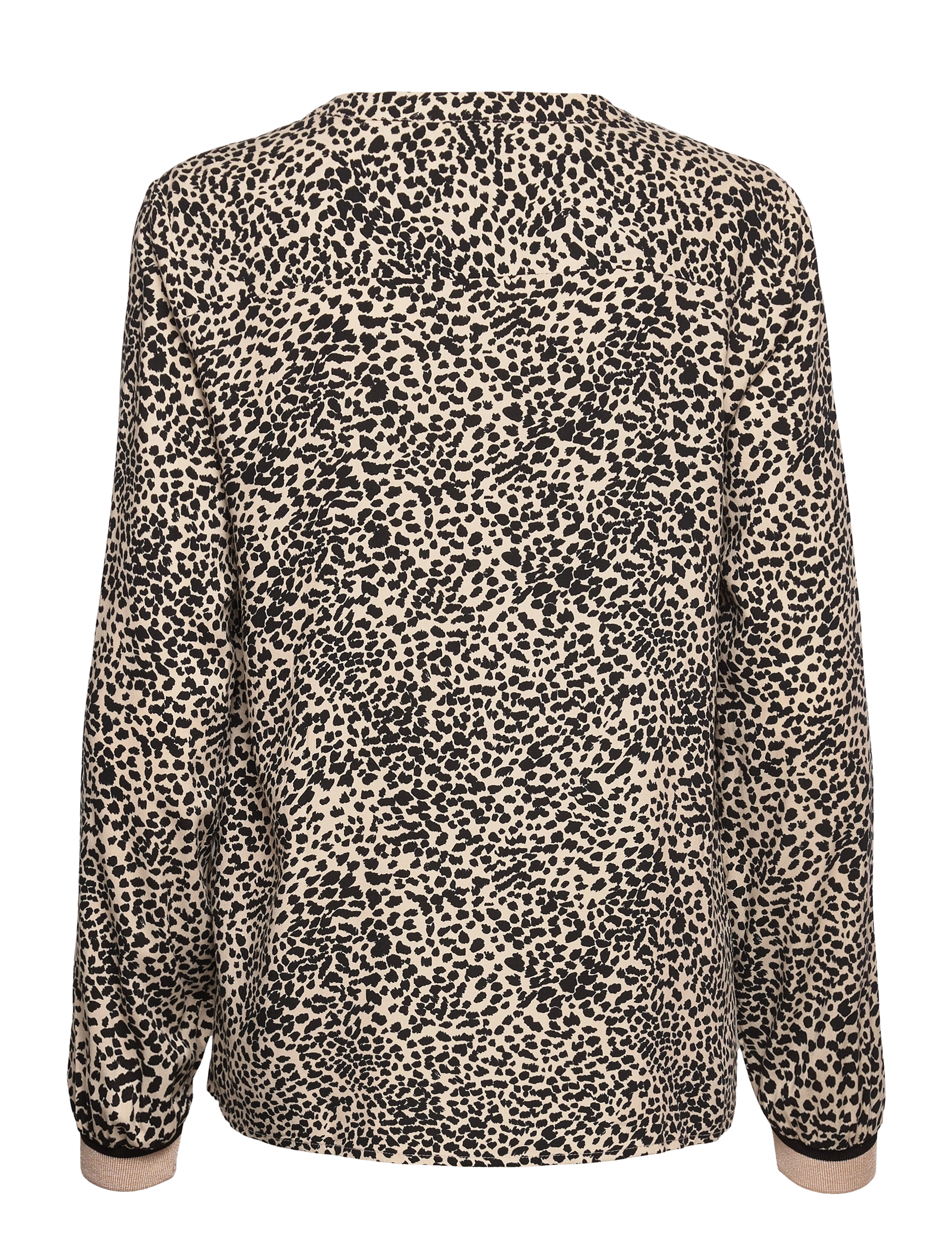 Part Two - AddisPW BL - langærmede bluser - cement leo print - 1