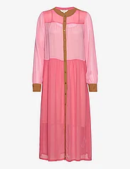 Part Two - AgneleaPW DR - shirt dresses - pink colourblock - 0