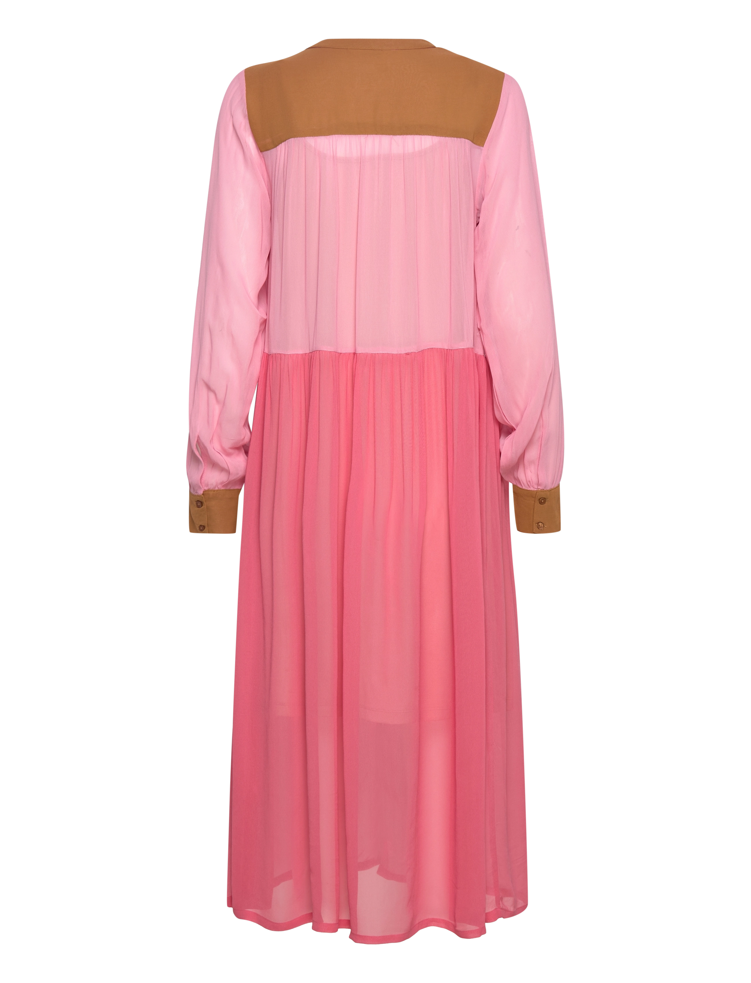 Part Two - AgneleaPW DR - sukienki koszulowe - pink colourblock - 1