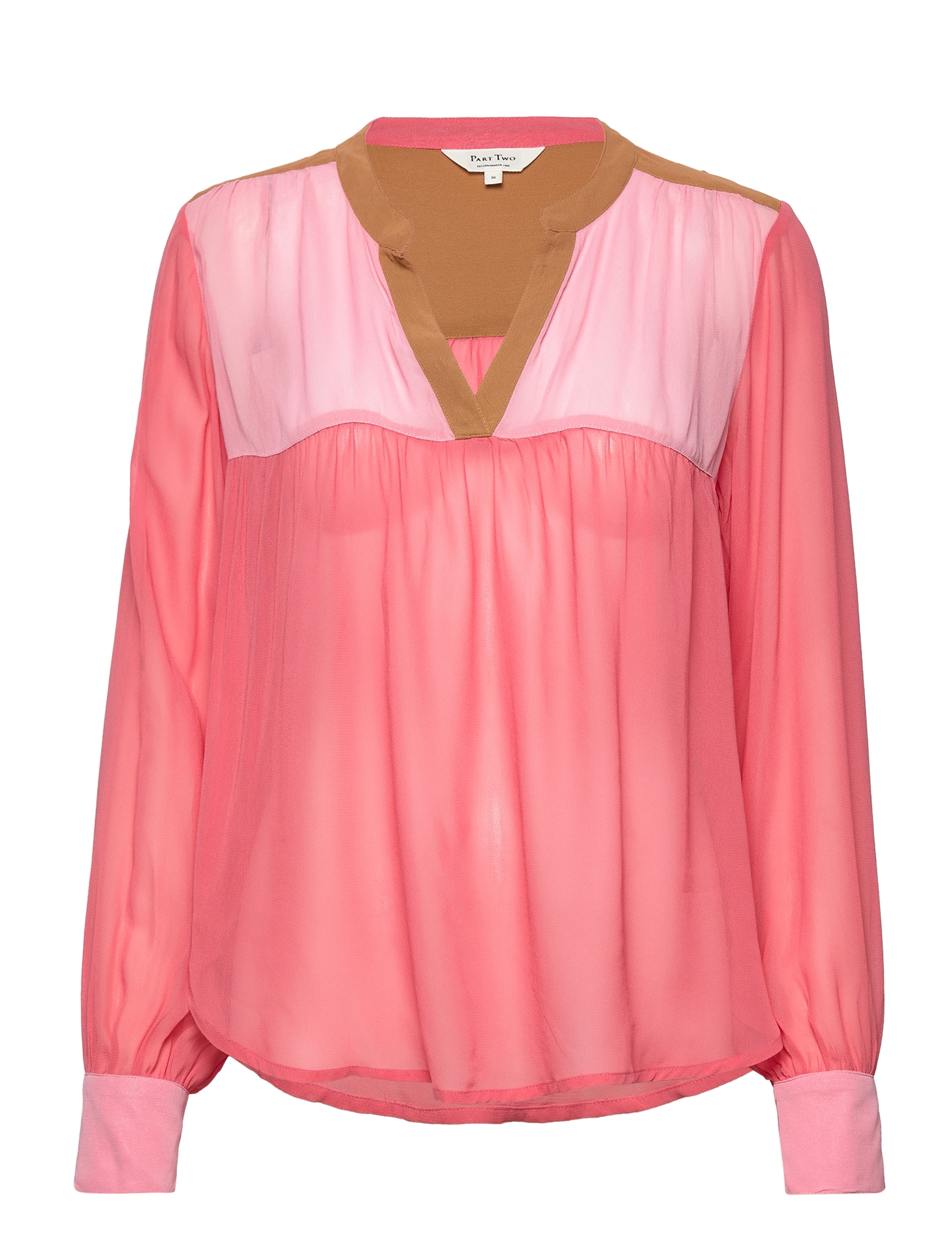 Part Two Agnethapw Bl, 32, Blouses, Rosa - Long-sleeved, Frauen