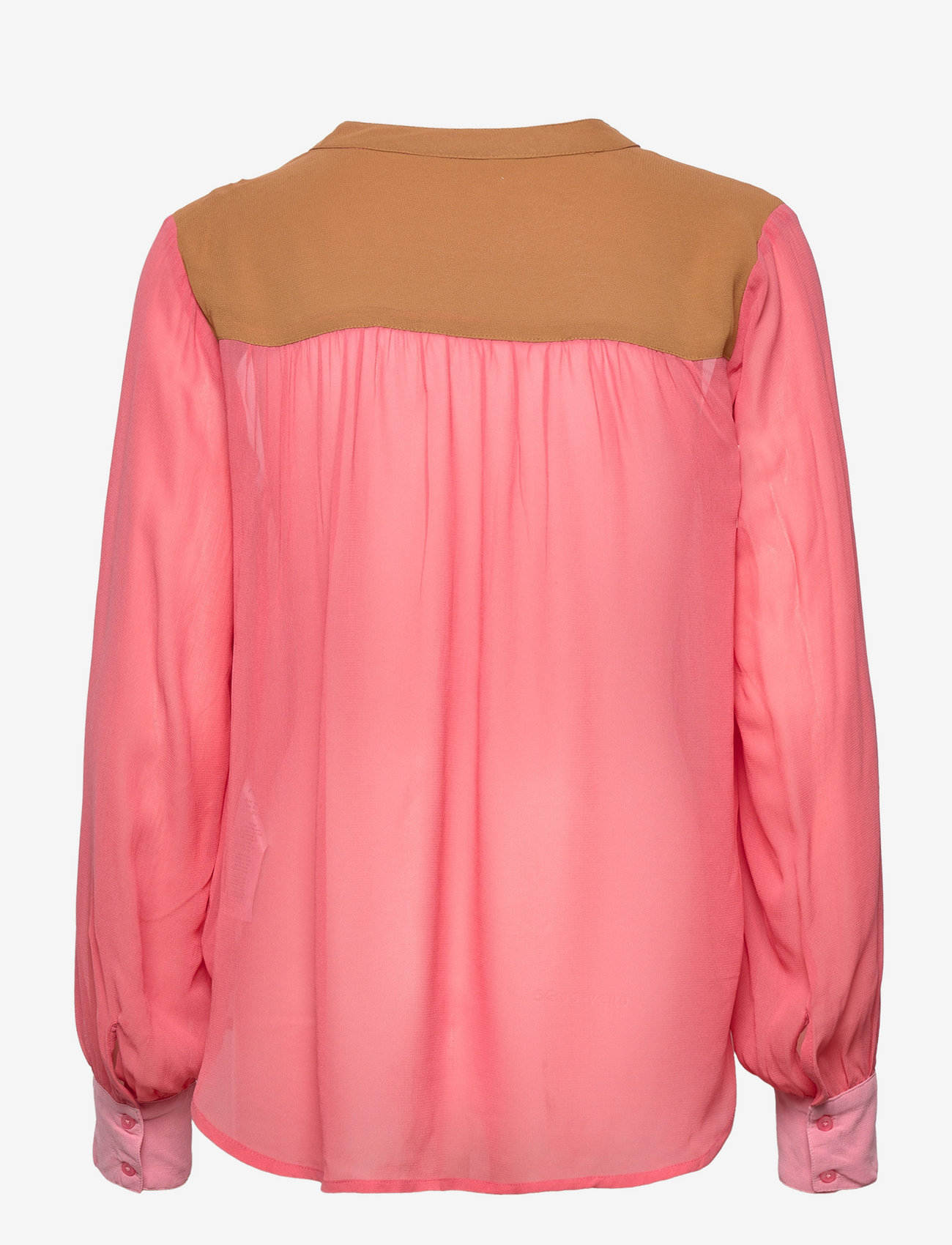 Part Two - AgnethaPW BL - langärmlige blusen - pink colourblock - 1