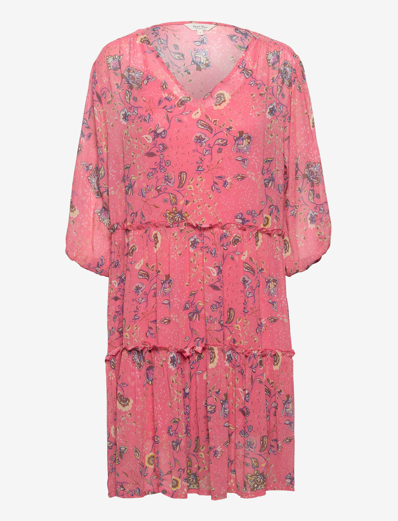 Part Two - AiraPW DR - korte kjoler - paisley flower, desert rose - 0