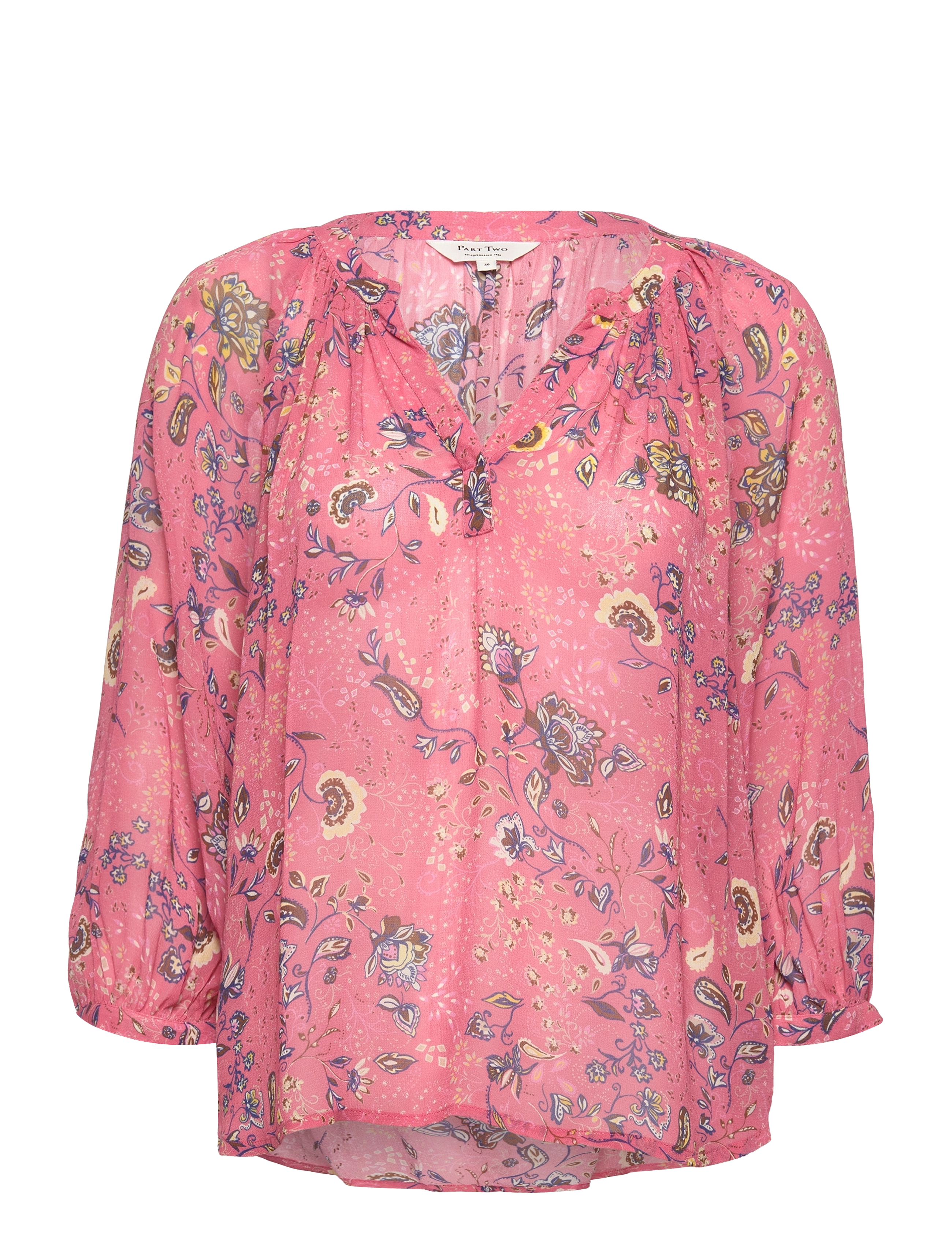 Part Two AjaPW BL - Blouses & Overhemden - PAISLEY FLOWER, DESERT ROSE / pink/rose