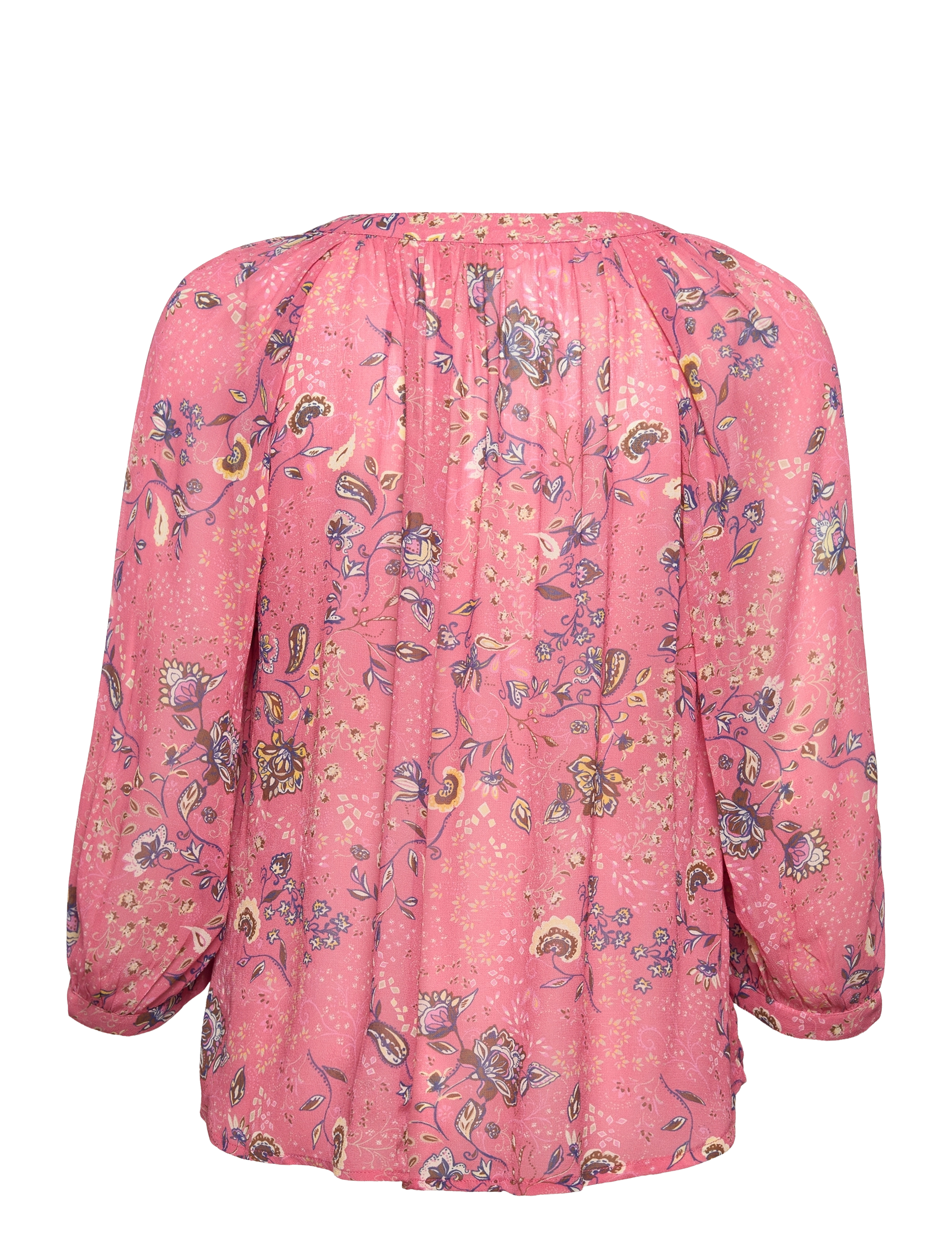 Part Two - AjaPW BL - långärmade blusar - paisley flower, desert rose - 1