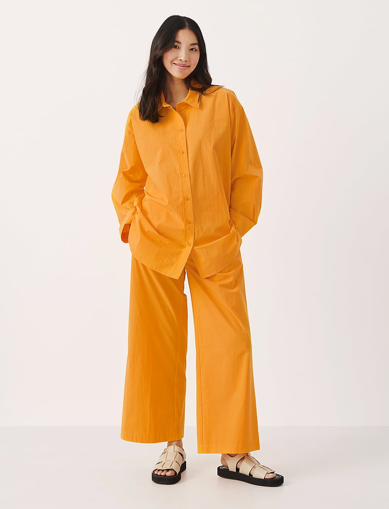 Part Two - SavannaPW SH - langærmede skjorter - apricot - 3