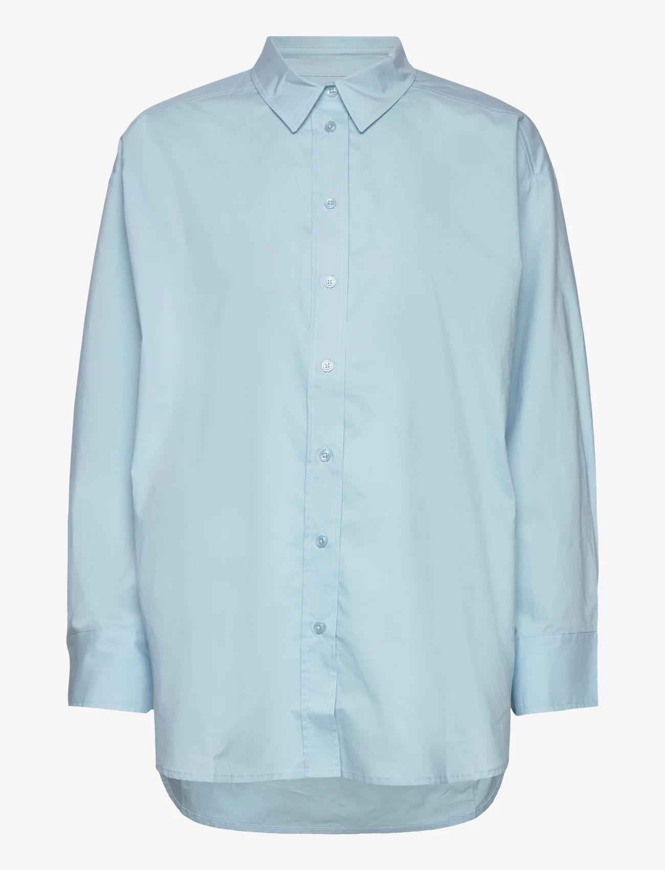 Part Two - SavannaPW SH - long-sleeved shirts - crystal blue - 0